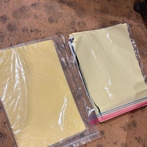 Tattoo material : pig skin and tatto transfer sheets